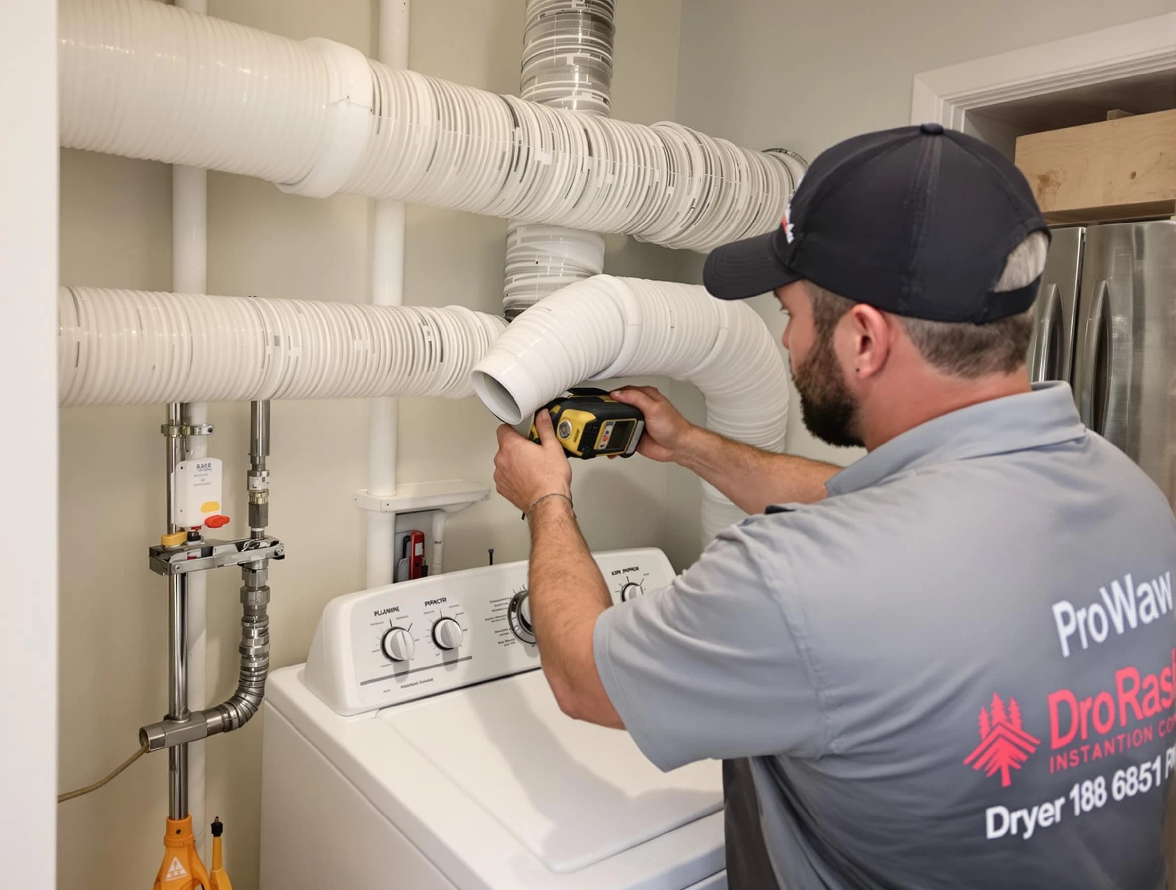 Professional dryer vent hose installation by Easton Dryer Vent Cleaning in Easton