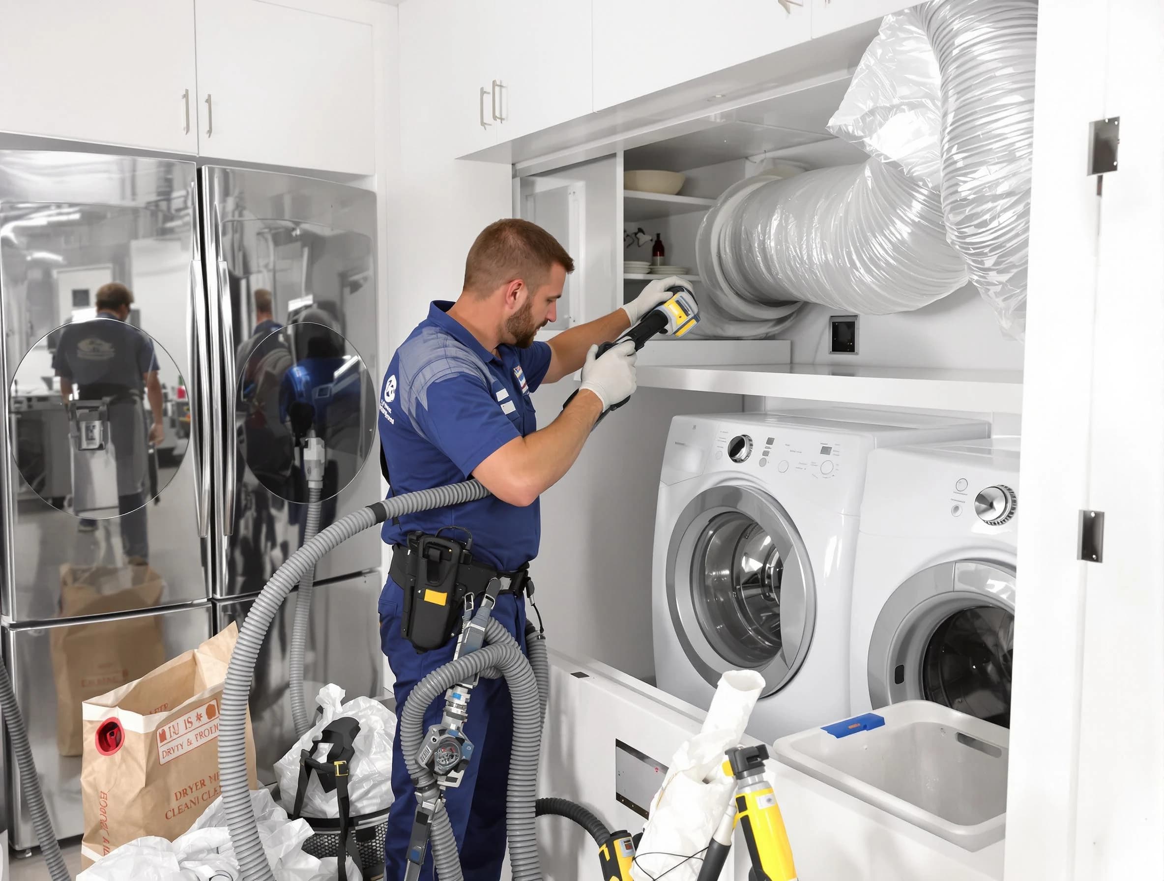Professional duct cleaning by Easton Dryer Vent Cleaning in Easton