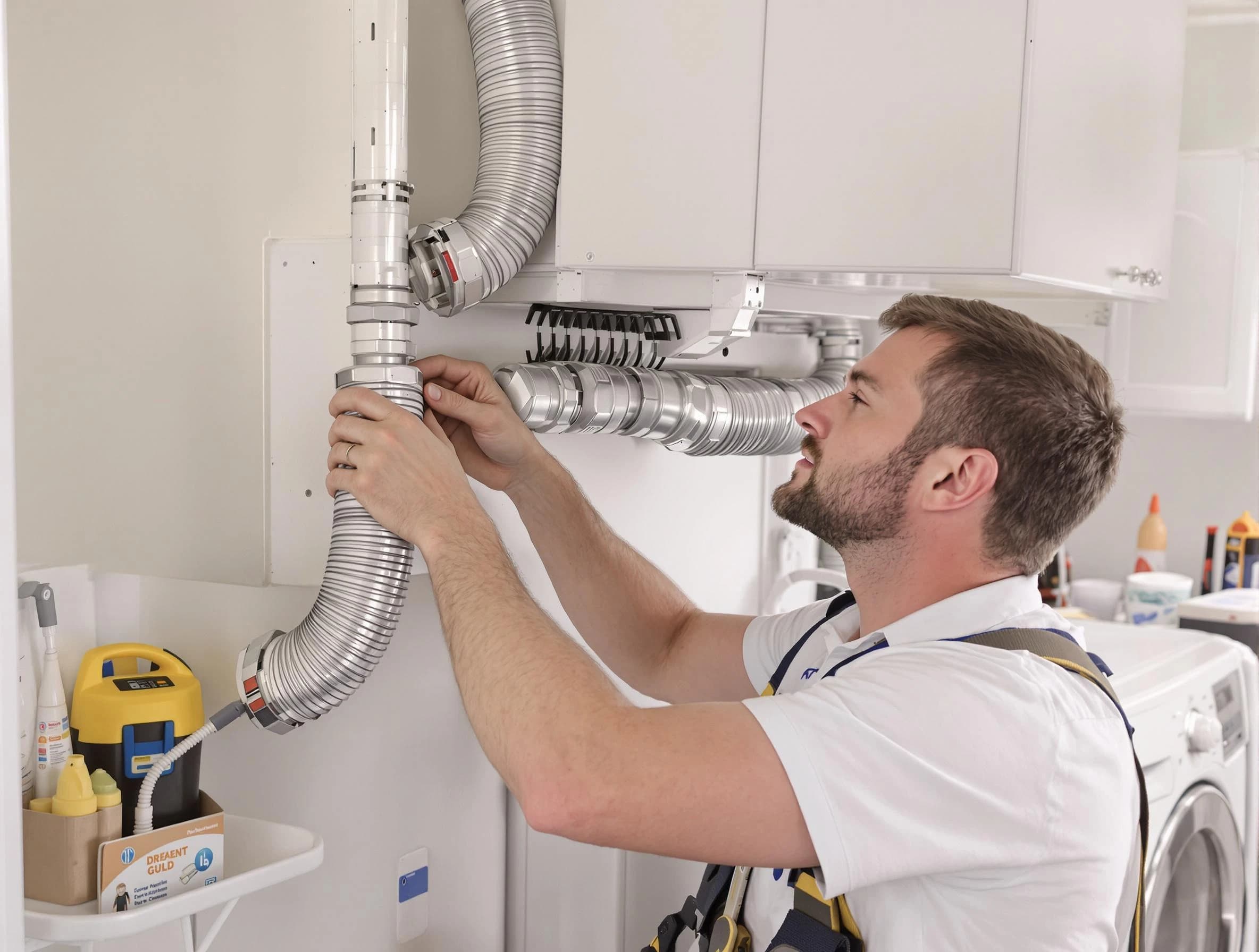 Professional dryer vent repair and installation by Easton Dryer Vent Cleaning in Easton