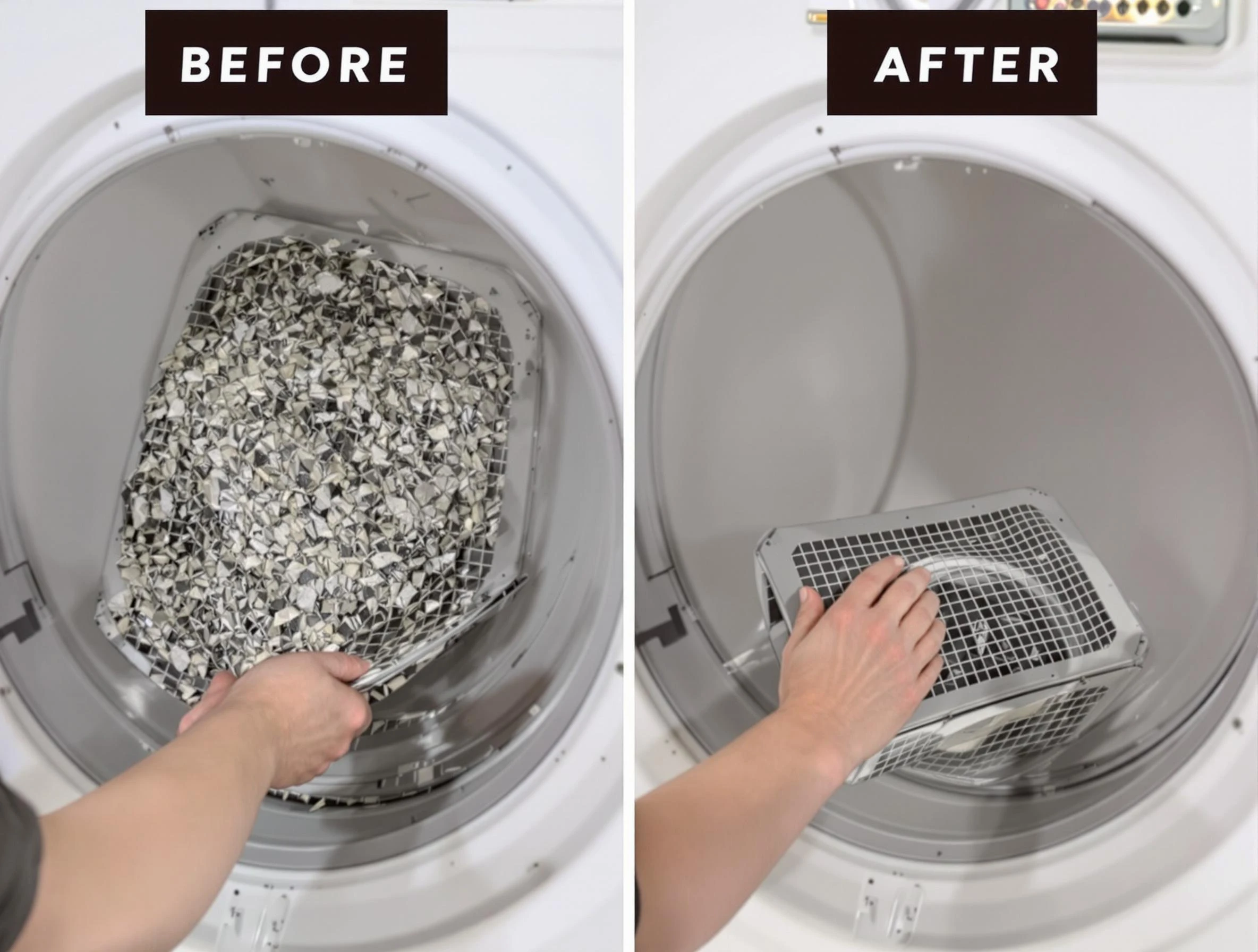 Professional lint trap cleaning by Easton Dryer Vent Cleaning in Easton